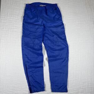 Vintage Nike Windbreaker Pants Mens Medium Blue Nylon Zip Ankle‎ Y2K